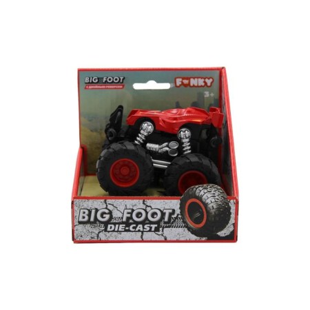Racing machine 4 × 4, friction, double reverse, red color-1
