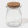 A set of glass jars for bulk products with a cork lid of the Parfa shares, 100 ml, 5.7 × 7 cm, 12 pcs