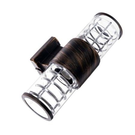 Wall lamp Luazon Lighting 2HE27X60 WTERN, plastic, up and down, bronze-3