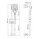 Shower set of Wasserkraft A144, watering can 3 modes, stand, hose, chrome