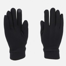 Gloves are male, dimensionless, without insulation, black color