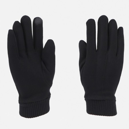 Gloves are male, dimensionless, without insulation, black color
