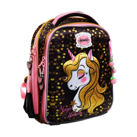 Frame backpack 35 x 28 x 15 cm, Across 392, purple/pink