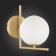 Wall lamp ST LUCE. SL1148.301.01. CODDA. 1x5 watts, G9, 15x17 cm, brass color