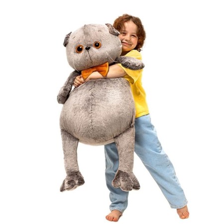 Soft toy "Basik", with a velvet bow, 47 cm-6