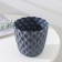 Pot for flowers with a pallet "Wave", 1.4 l, d = 14.5 cm, color gray color
