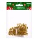 Bells for needlework, set of 100 pcs., Size 1 pc. - 0.6 cm, golden color