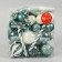 Set of jewelry plastic 40 pcs "Winter Joy" white-green