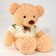 Soft toy "Bear", in a jacket, 80 cm, beige color
