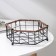 Basket Universal Dolyana, 17.5 × 20 × 7.5 cm, black color