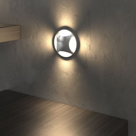 Elektrostandard, STEP 3 LED 3 W, 53X63X63 mm, IP65, aluminum color