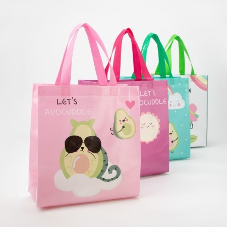 Household bag without fastening, color mix