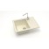 Kitchen is a kitchen from Zett Lab stone. 150/q2, 575x470x215 mm, matte, mortise, beige