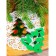 Form for cookies "Christmas tree", cutting, stamp, 8.5 × 8 cm, green color
