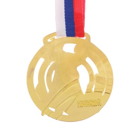 Medal thematic "ballroom dancing", gold, d = 6 cm-3
