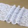 Lace elastic fabric, 175 mm × 2.7 ± 0.5 m, color of sky blue