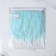 Braid with feathers of a rooster, 10-15 cm, 5 ± 0.5 m, mint color