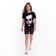 Women's T -shirt, black color, Joker, size 48