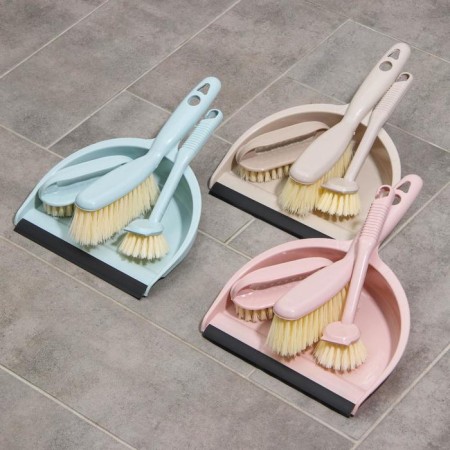 Dulyan cleaning set, 4 items: scoop, 3 brushes, 30 × 21 × 12 cm, color mix-9