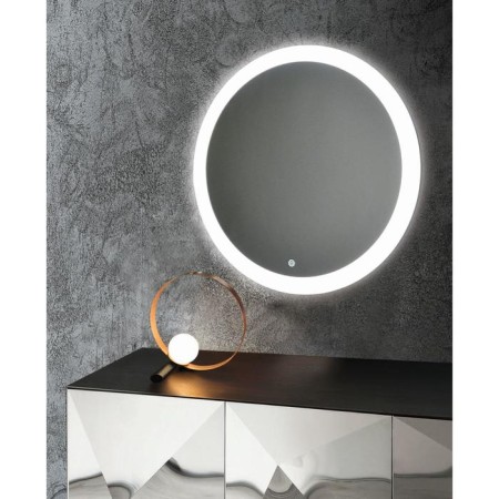 Mirror with Doratiz LED backlighting "MIA", 770x770 mm, sensory switch, dimmer