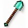 Wooden shovel "Pixel Diamond" 34.5 cm.