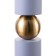 Lamp Bayerlux "Elite" 1he27 40W gray-gold 6x6x130 cm.