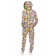 A set of sweatshirts and trousers female, size S, pink color