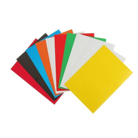 Cardboard of color A4, 10 sheets, 8 colors, KOH-I-NOOR, 210 g/m², shaking-1