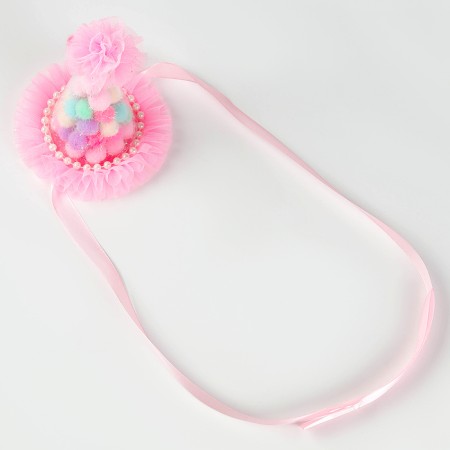Cap "festive", pink color-3