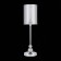 Evoluce bedside lamp. Sle107104-01. Pazione. 1x40 W, E14, 16x16x58 cm, chromium color