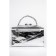 Bag Cross-Body Women's, genuine leather, Polina & Eiterou silver, 25x9x18 cm