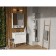 Tumbling under the Aquaton Skandon Doors, 70 cm, white gloss color, white matte