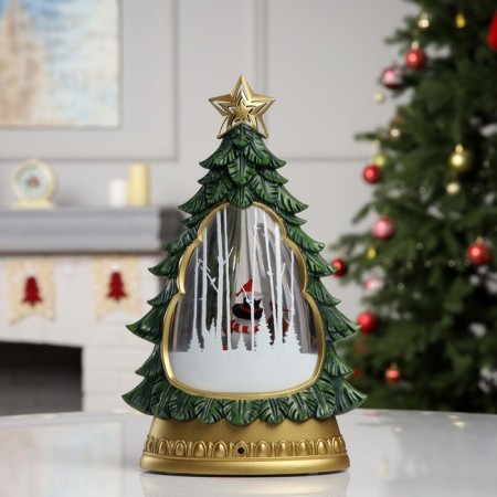 LED figure “New Year's motifs”, 31.2x9.5x20.2 cm, music, aah3, USB, glow warm white-2