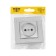 Single Tot Glossy Glass, 10 A, hidden, without salary, glass, silver