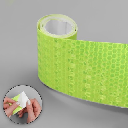 Reflective tape-tape, 5 cm, 1 ± 0.1 m, yellow color-2