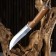 Hunting knife "Pier" 26cm, blade 140mm/2.4mm, with engraving