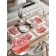 A set of napkins for setting the table "love yourself", rectangular, rounded edges, size 30x46 cm, 4 pcs