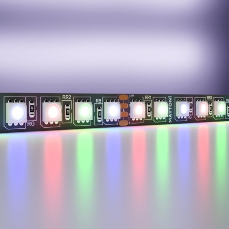 Maytoni LED tape, 24V, IP20, 5050, 21W/m, 5 m, glow of RGB