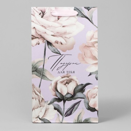 Gift package for two bottles, packaging, “for you”, 35 x 20 x 9 cm-4