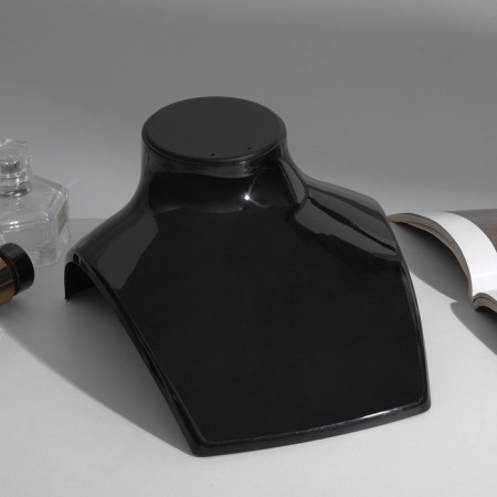 Bust for jewelry, 19.5 × 9.8 × 16 cm, black color-2
