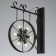 Sconces "Topper" 6he27 40W black 65x12.5x52cm