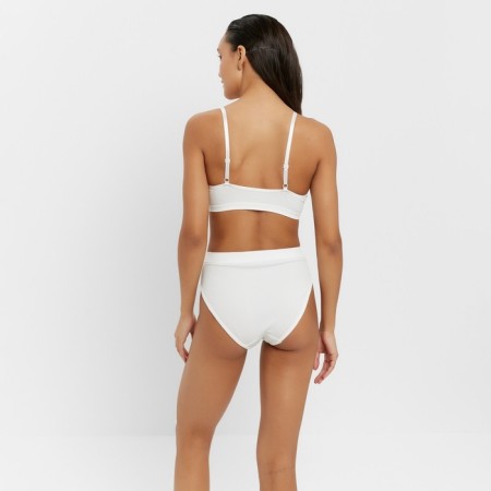 Female set (top, panties) color white, size 42-44-2