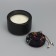 Aromatic candle "Soy Wax", passion, black, 9x9 cm