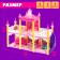 House for dolls "Fairytale Castle" with furniture, figures and accessories
