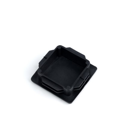 Internal plug 50x50 mm, universal, black-1