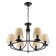 AMALIA CHARTALY 6H14 40W Black 75x75x60-67cm Bayerlux