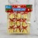 Christmas tree decoration "Openland bells" (set 9 pcs) 2.5 cm, red-golden