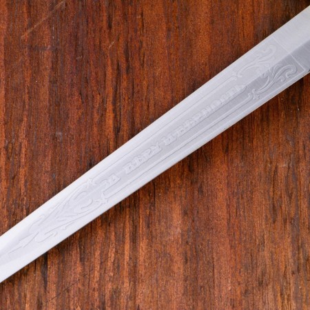 Dagger, twisted hilt with a stone insert, metal, plastic, 40 cm-3