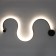 Bra "bend" LED 28W 4000k black