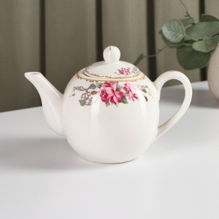 Porcelain teapot “Adelin”, 800 ml, white color